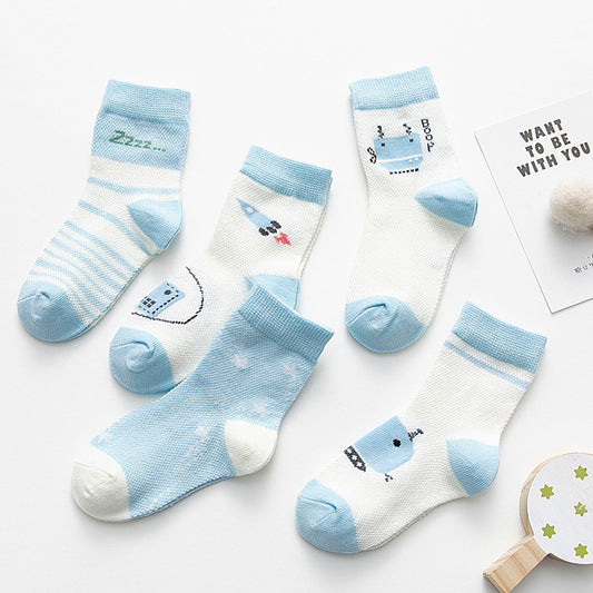 Cotton Baby Socks - Breathable Soft Socks for Boys & Girls
