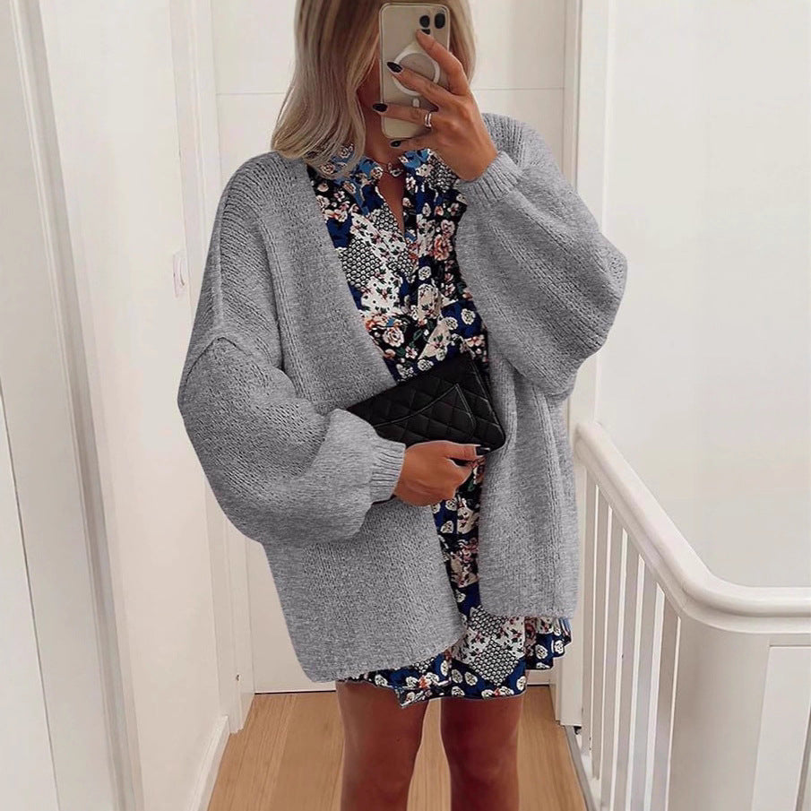 Loose Knitted Cardigan for Women
