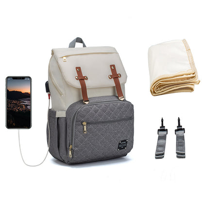 LEQUEEN Multifunctional Large Capacity Mummy Bag - DropOnline.co