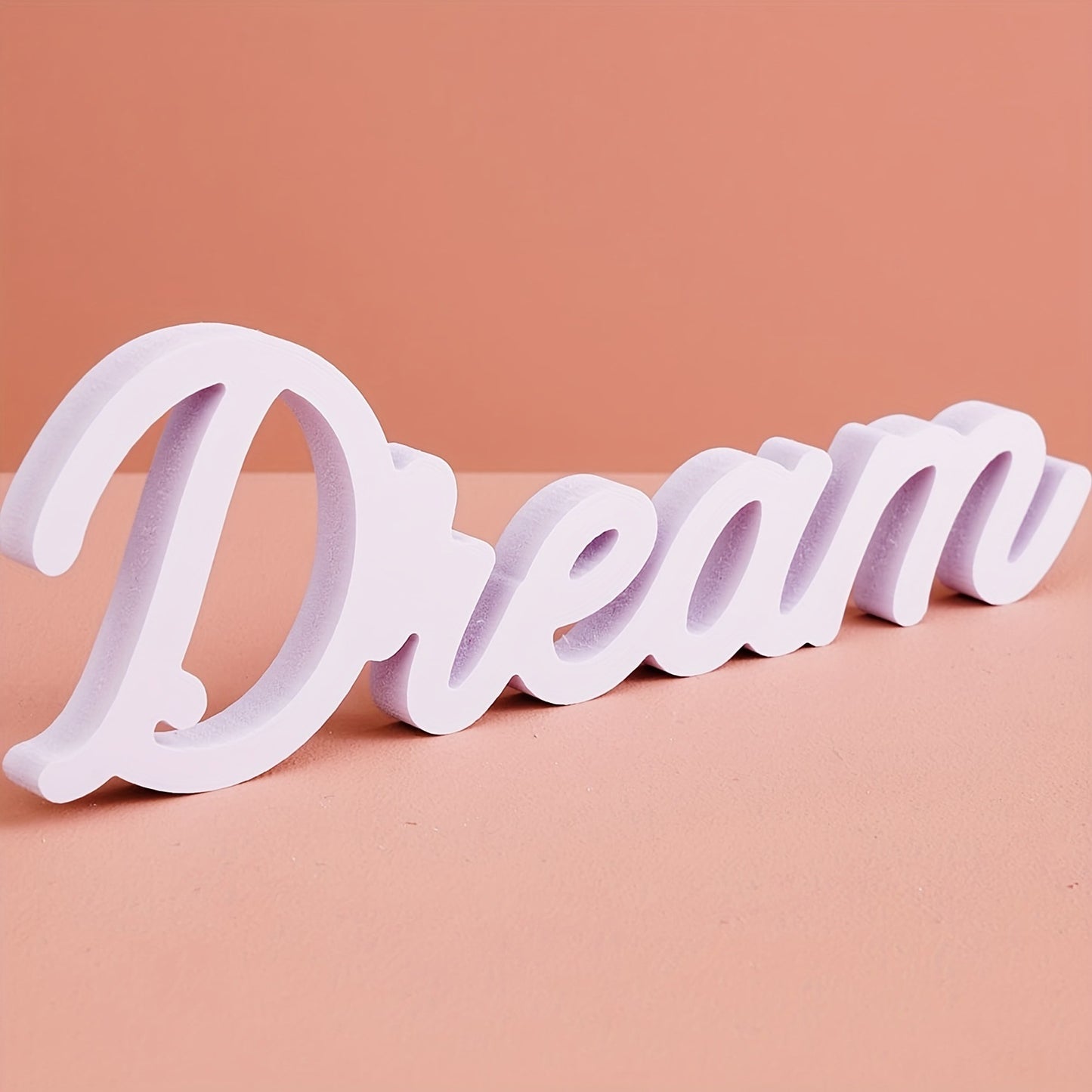 Premium HOME LOVE Letter Art Decoration - White Wooden Home Ornaments