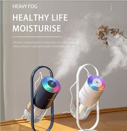 Magic Shadow USB Air Humidifier For Home With Projection Night Lights Ultrasonic Car Mist Maker Mini Office Air Purifier - DropOnline.co