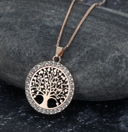 Asgard Crafted Celtic Tree Of Life Ladies Pendant With Cubic Zirconia - DropOnline.co