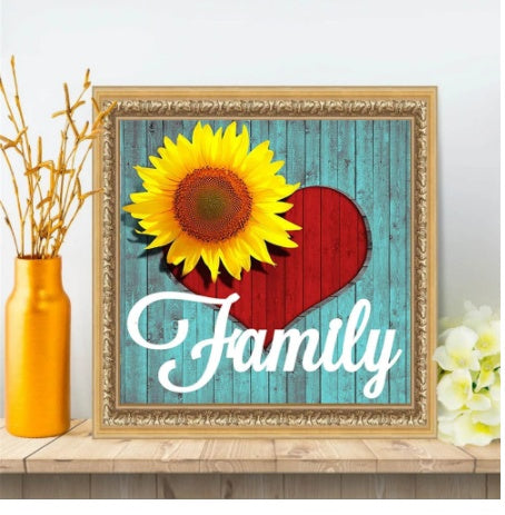 Premium Sunflower Diamond Painting Kit - DIY Home Decoration Embroidery Art