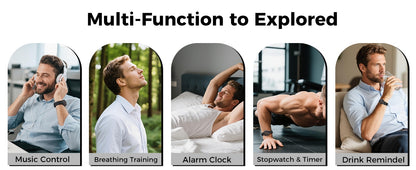 2025 New 1.55-inch Disc Smart Watch Health Tracker Health Manager - DropOnline.co