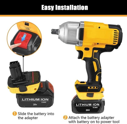 2X 18V To 20V MAX DCA1820 Adapter Converter For 20 Volt Li-ion Battery - DropOnline.co