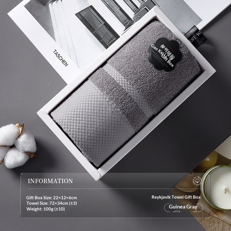 Towel And Bath Towel Gift Set With Customizable Logo For Return Gifts And Souvenirs