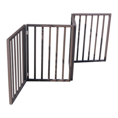 Pet Gate - Dog Gate For Doorways,Stairs Or House-standing, Folding - DropOnline.co