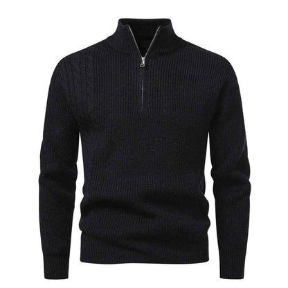 Autumn And Winter Men's Half-zip Pullover Sweater