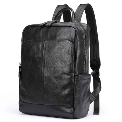 Genuine Leather Men's Backpack Business
