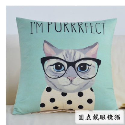 Square back cushion head cushion set square pillow cartoonpillow core pillow car small animal sofa