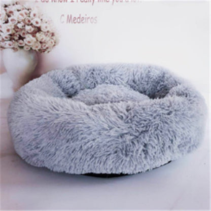 Round Long Hairy Autumn And Winter Nest Pad Cat Mattress - DropOnline.co