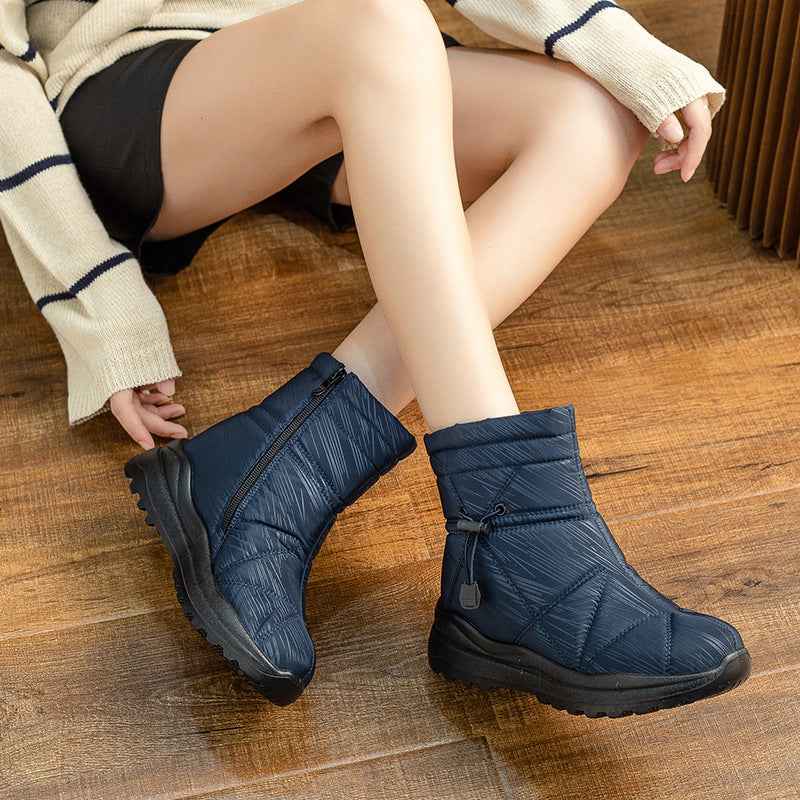 Women's Fleece-lined Waterproof Anti-slip Snow Boots