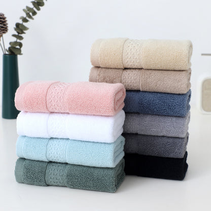 Plain Pure Cotton Hand Towel Household Face Towel Soft And Absorbent