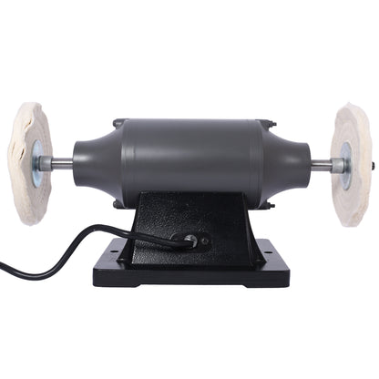 6-Inch Electric Polisher Bench Buffer Grinder  - Includes 4PCs 80Ply Thic Buffing Wheels  Ideal Benchtop Buffing Machine For Polishing  Metal, Jewelry, Knives, Wood, Jade, And Plastic.CSA Certificated