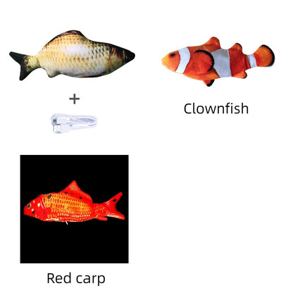 Without Cat Nip Version - Electric Jumping Fish Simulation Electric Fish Toy - DropOnline.co