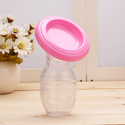 Silicone Breast Milk Collector - Manual Breast Pump & Milk Saver for Nursing Moms - DropOnline.co