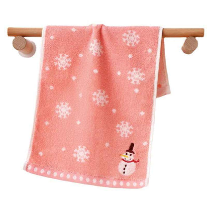 Children's Towel Home Soft Cartoon Face Towel Pure Cotton