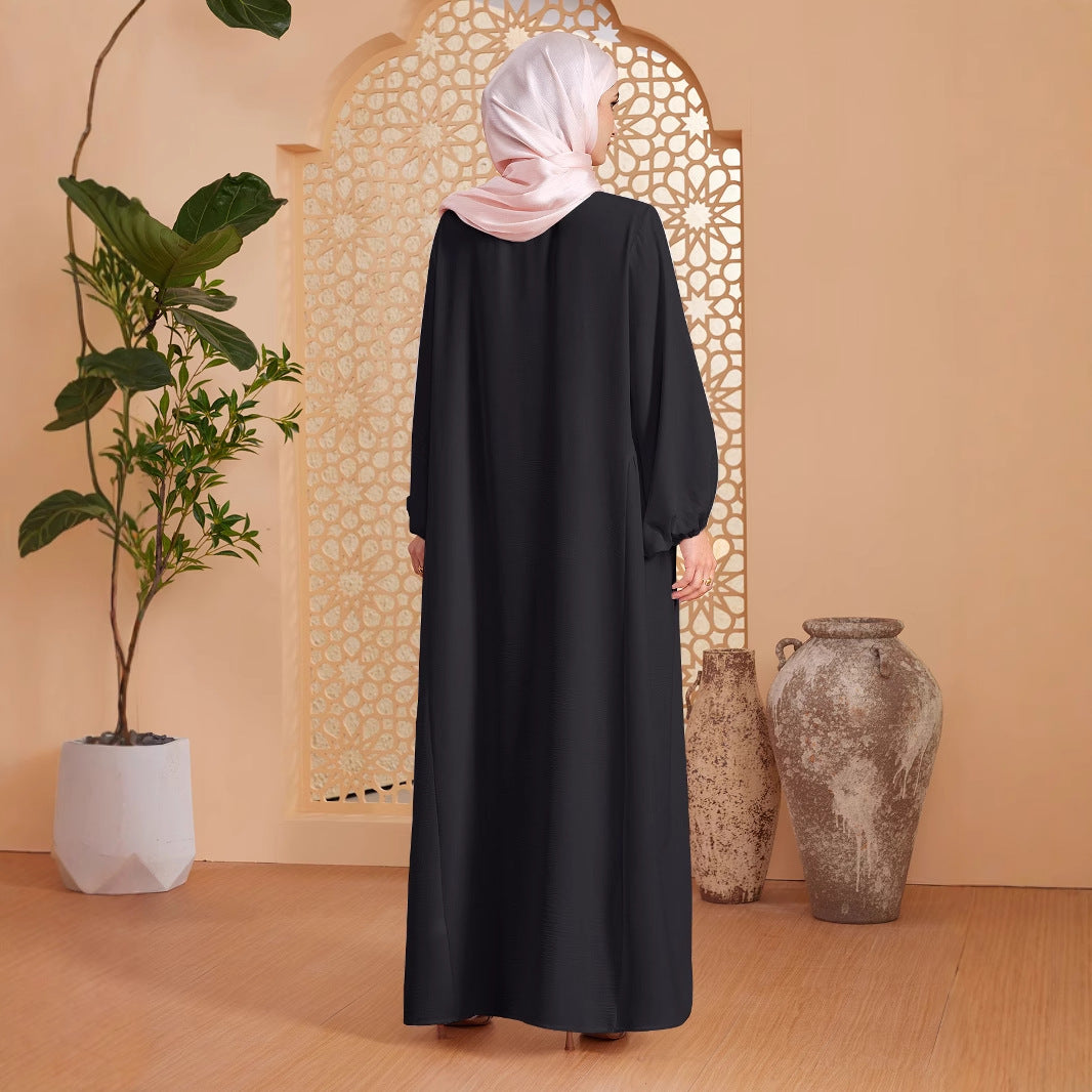 Women's Abaya Dress - Middle Eastern Long Robe
