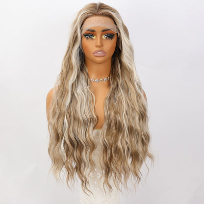 Brown Blonde Mixed High-gloss Lace Front T Part SM9208 Series Please Call Me For Actual Inventory - DropOnline.co