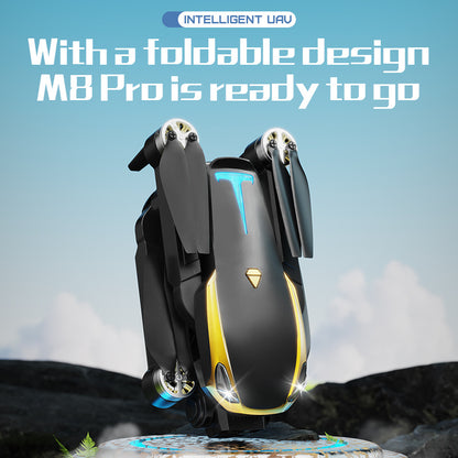 M8 Pro Drone Quadcopter Remote Control Handle Four Axis HD 6K Photography UAV Altitude Fixation Helicopter Toys - DropOnline.co