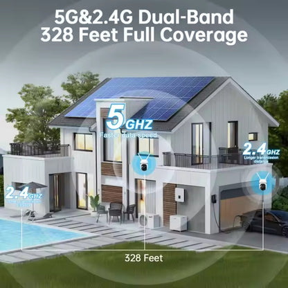 WESECUU 3MP PTZ Mini Wifi CCTV Camera - DropOnline.co