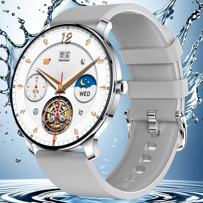 2025 New 1.43-inch AMOLED Screen Disc Ultra Thin Smart Watch Fitness Tracker - DropOnline.co