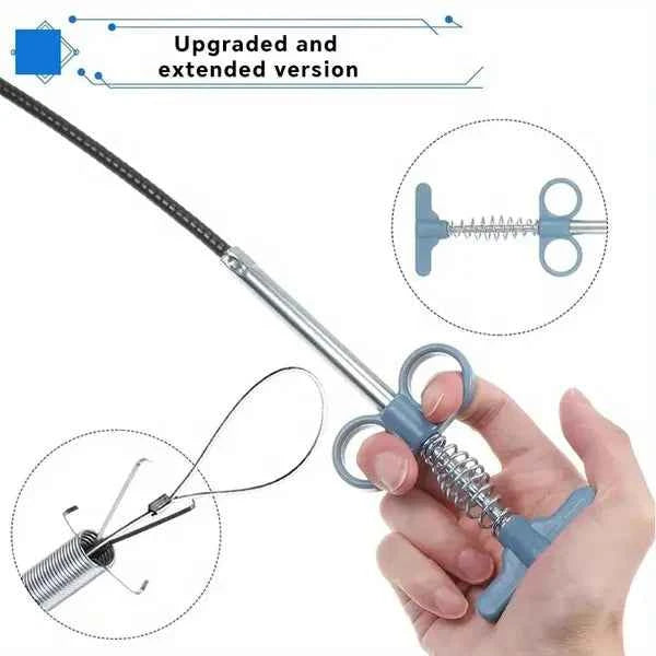 39.37-inch Door Opening Airbag Tool, Ergonomic Handle And Coil - Suitable For General Motors Door And Window Installation/maintenance, Precision Spring-loaded Mechanism, Retractable Cable Design, Mult