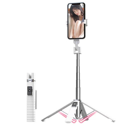 Tetrapod Mobile Phone Double Fill Light Holder Bluetooth Selfie Stick - DropOnline.co