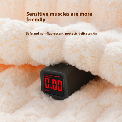 Drizzling Plus-sized Thick Bath Absorbent Not Easy To Shed Hair Class A Coral Fleece Bath Towel