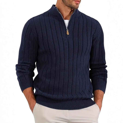 Retro Versatile Long Sleeve Sweater Men