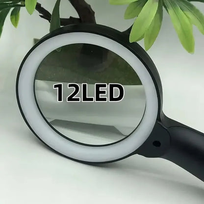 The Handheld Magnifying Glass With Light Is Suitable For Reading Books And Newspapers, Repairing Instruments, Observing Insects, And Is Also An Ideal Gift For Others.