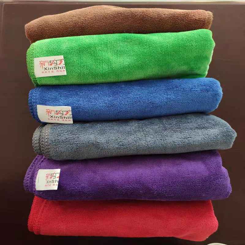450g Large Thick Fiber Fleece Towel For Wiping Cars