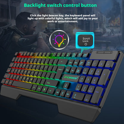 Wired Keyboard Luminous Desktop And Notebook Computer Accessories - DropOnline.co