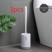 Non-stick Hair Soft Plastic Brush Head Toilet - DropOnline.co