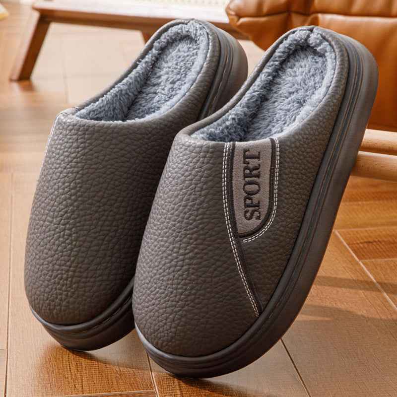 Warm Men's Casual Cotton Slippers