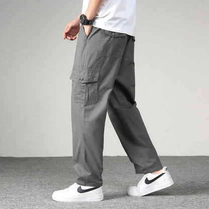 Men's Thin Loose Stretch Straight-leg Casual Pants