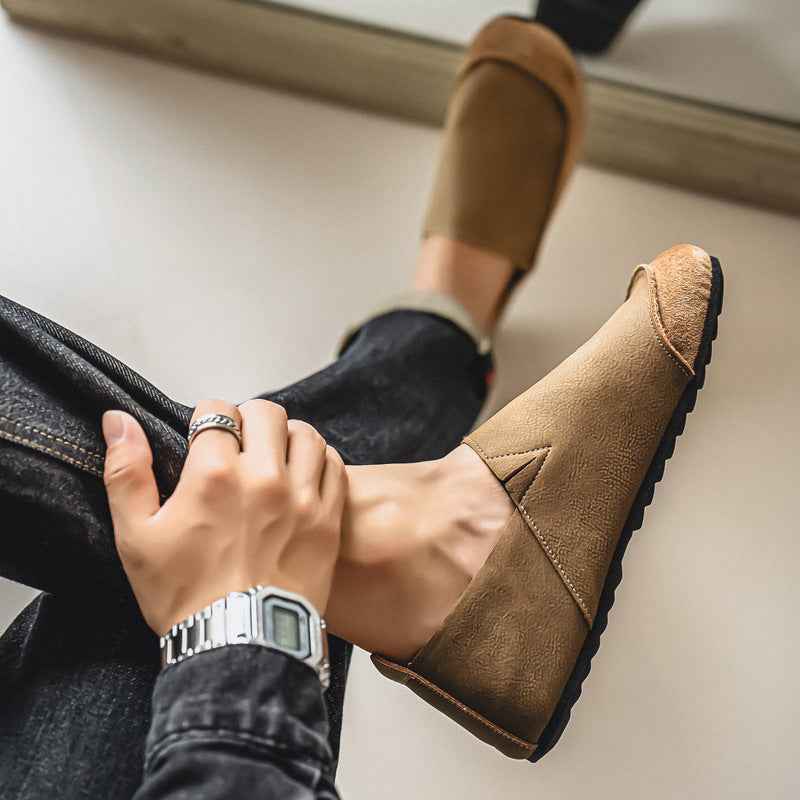 Men's Versatile Slip-on Casual Shoes With Soft Soles