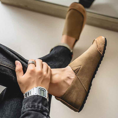 Men's Versatile Slip-on Casual Shoes With Soft Soles