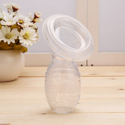 Silicone Breast Milk Collector - Manual Breast Pump & Milk Saver for Nursing Moms - DropOnline.co