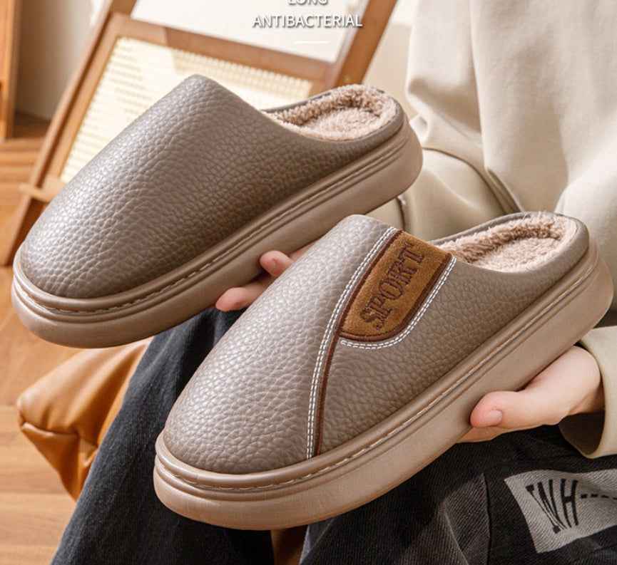 Warm Men's Casual Cotton Slippers