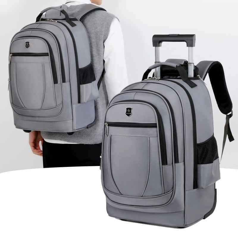 Large Capacity Drawbar Oxford Cloth Backpack