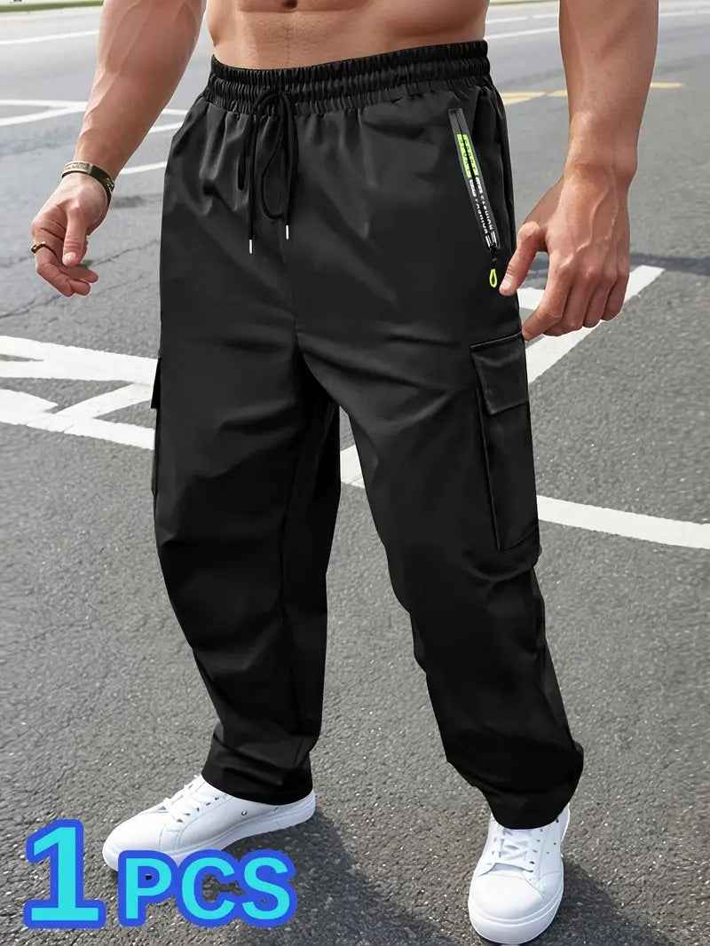Breathable Cargo Pants Retro Workwear