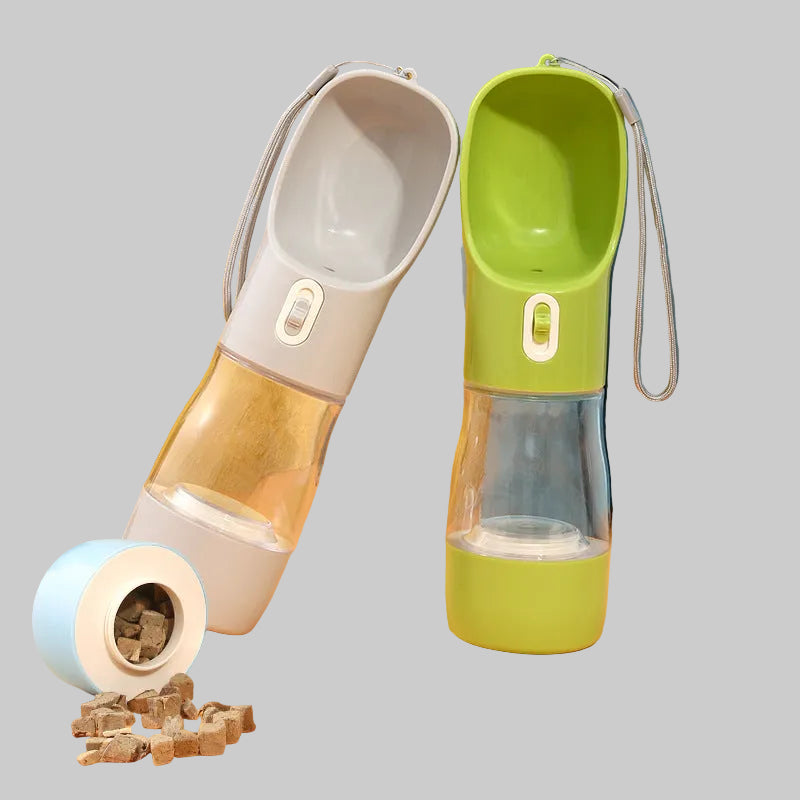 Pet Dog Water Bottle Feeder Bowl Portable Water Food Bottle Pets Outdoor Travel Drinking Dog Bowls Water Bowl For Dogs