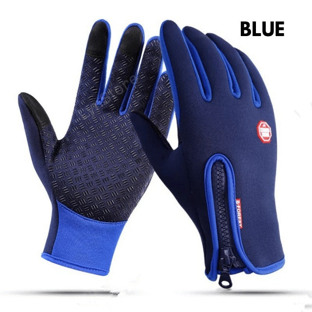 Winter Touch Screen Gloves - Waterproof Sports Gloves with Fleece