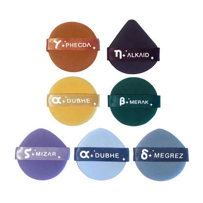 Seven - Star Makeup Puff 7 - Pack - DropOnline.co