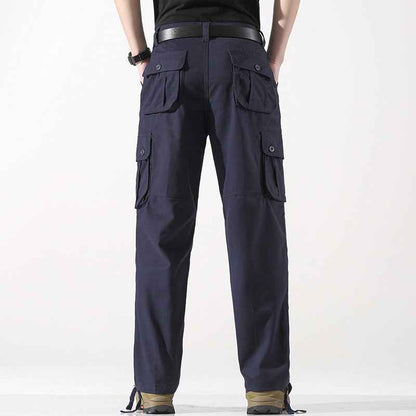 Men's Spring Three-dimensional Pocket Straight-leg Trousers Outdoor
