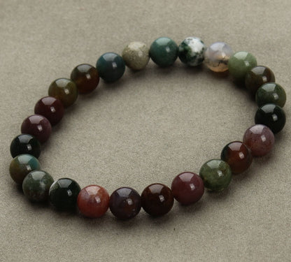 Aventurine Blue Sandstone Beads Round Bead Bracelet Bracelet - DropOnline.co