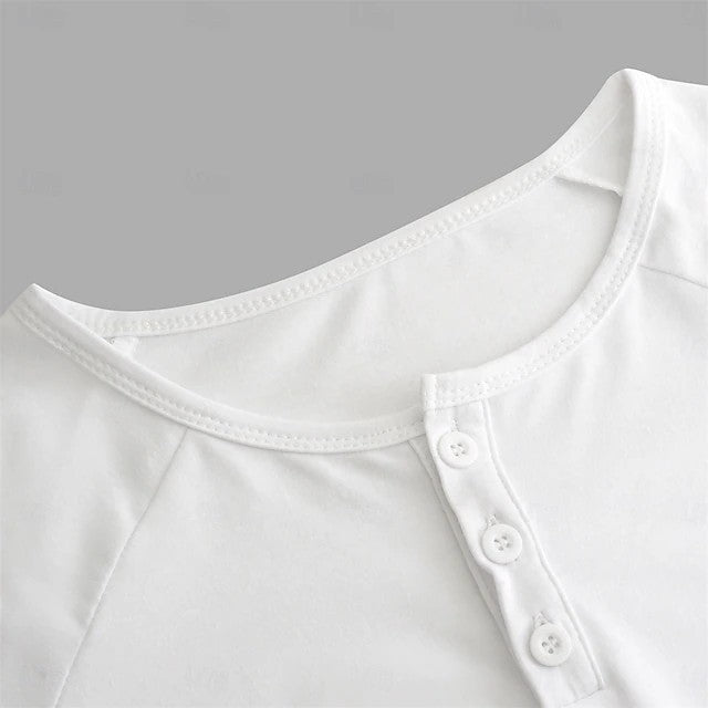 Men's Henry Collar Long Sleeve T-Shirt - Classic Base Layer