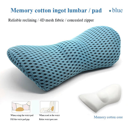 Lumbar Support Pillow For Side Sleepers Pregnancy Relieve Hip Coccyx Sciatica Pain Machine Chair Back Cushion Waist Car Seat - DropOnline.co
