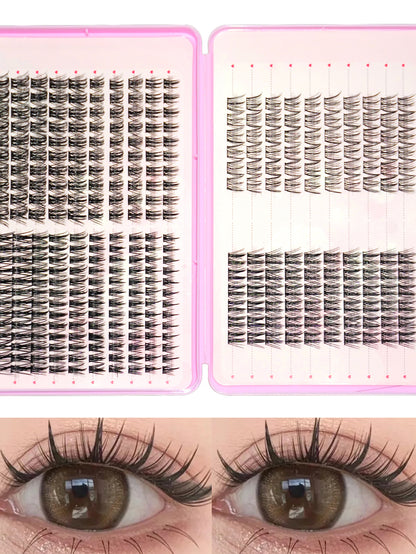 A Multi-style Hybrid False Eyelash Extension Set, The False Eyelashes Are Easy To Wear And Apply, Creating The Perfect Eye Makeup False Eyelashes - DropOnline.co